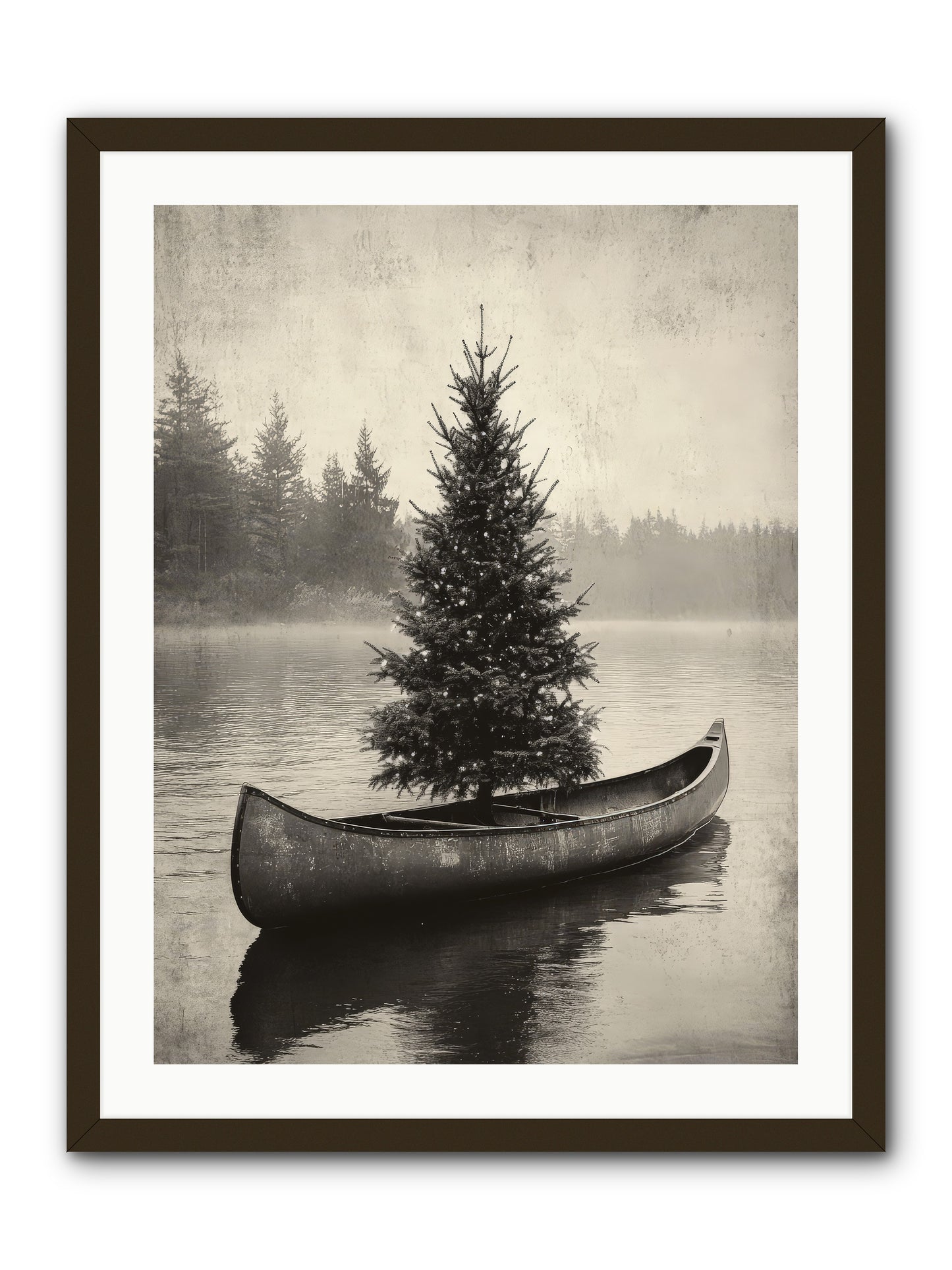 Evergreen Dreams -- Framed Print - Black 24x32