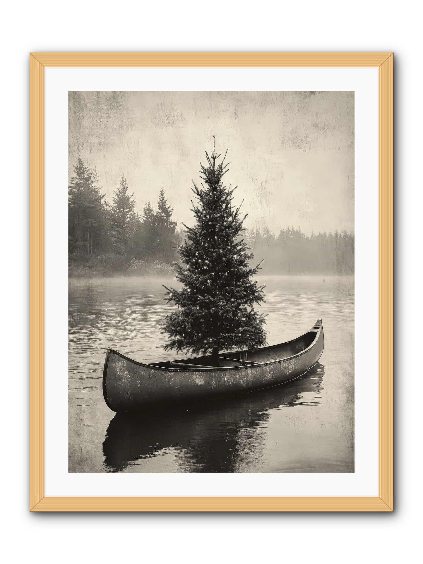 Evergreen Dreams -- Framed Print - Natural 24x32