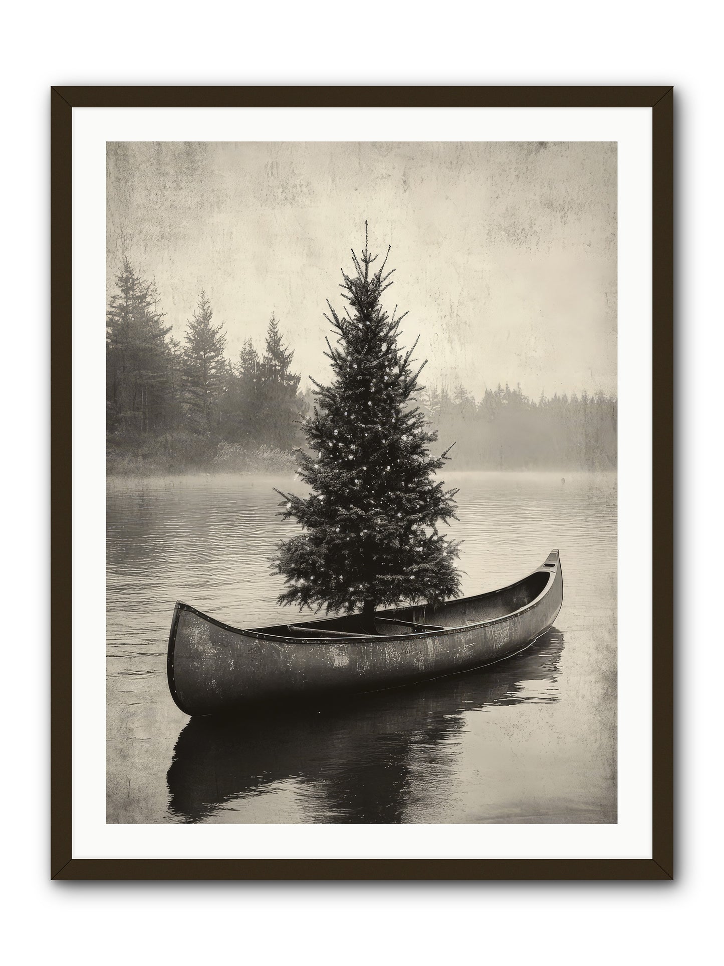 Evergreen Dreams -- Framed Print - Black 30x40