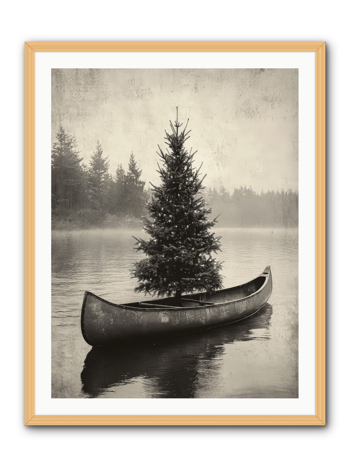 Evergreen Dreams -- Framed Print - Natural 30x40