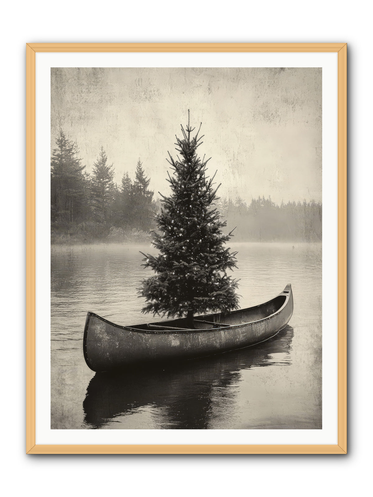 Evergreen Dreams -- Framed Print - Natural 36x48