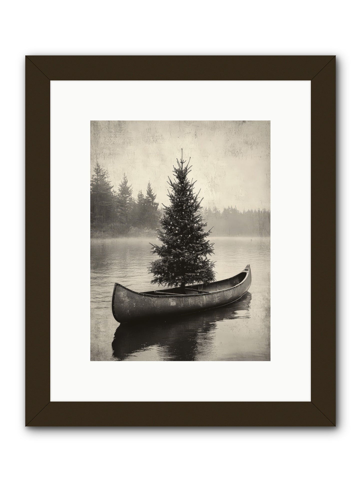 Evergreen Dreams -- Framed Print - Black 9x12