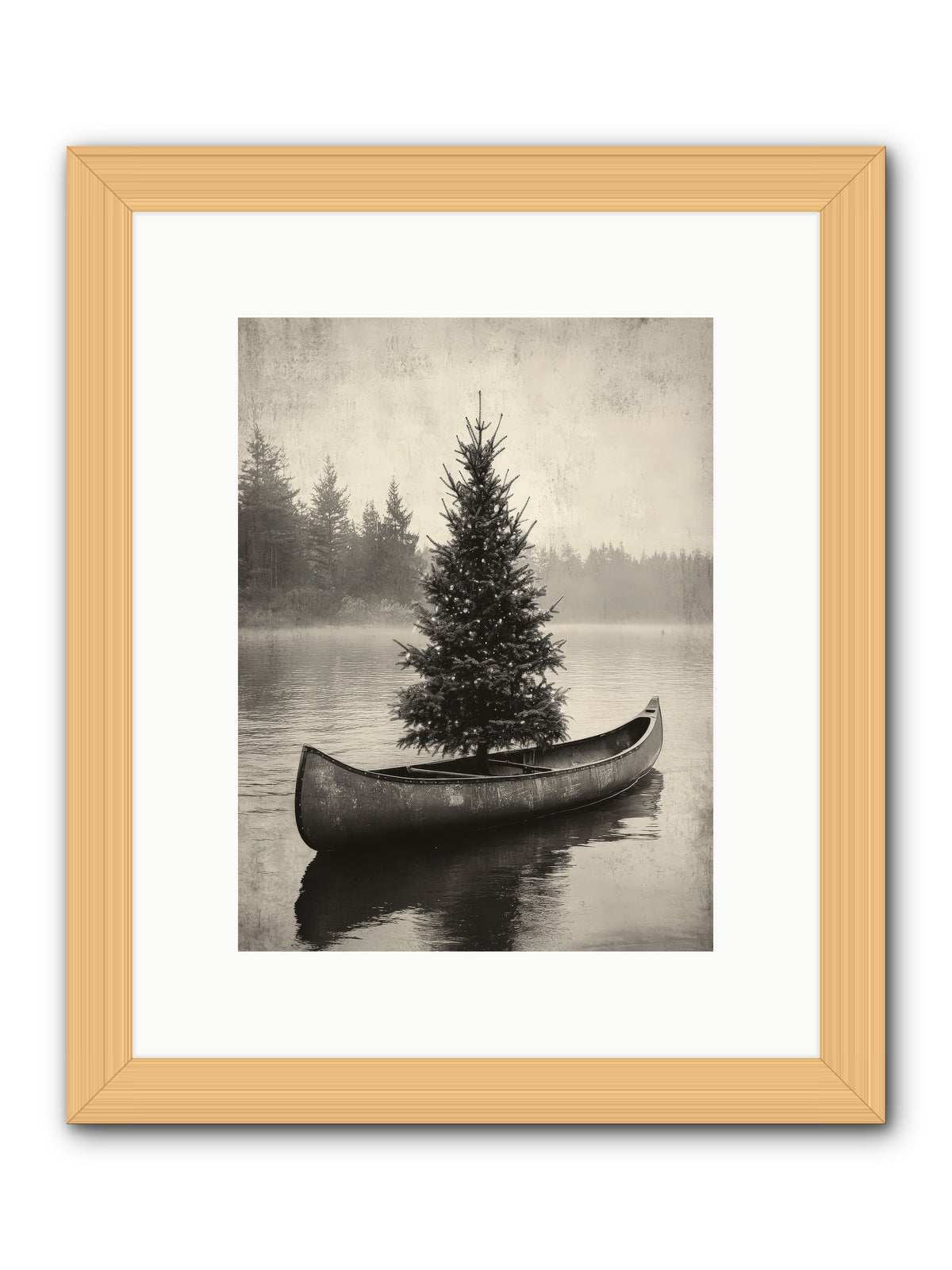 Evergreen Dreams -- Framed Print - Natural 9x12