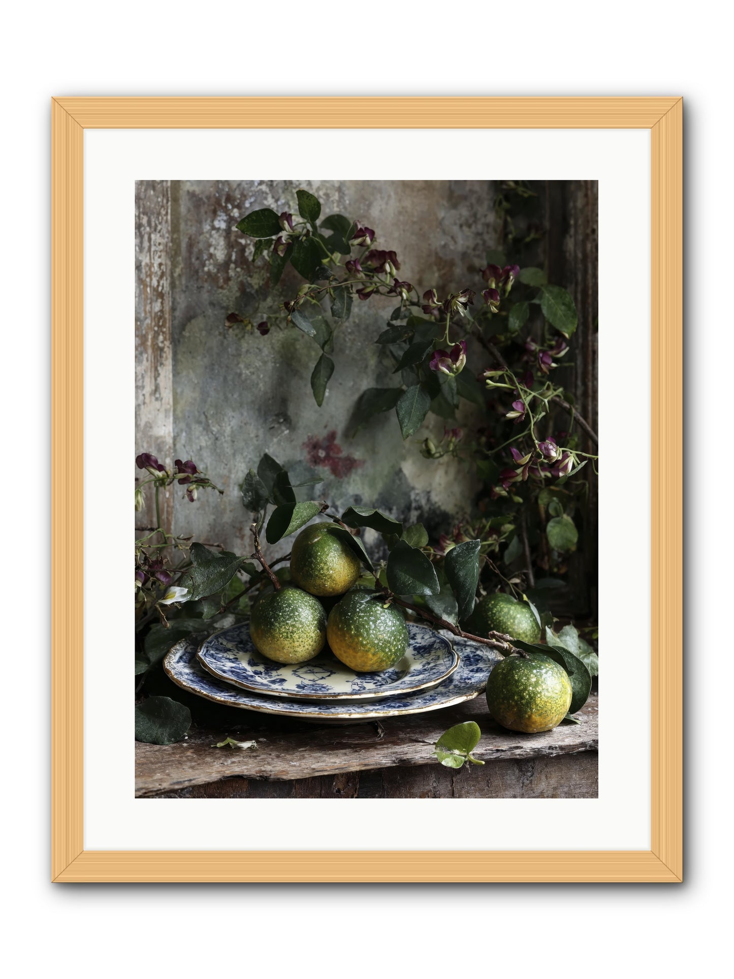 Everleigh -- Framed Print - Natural 18x24