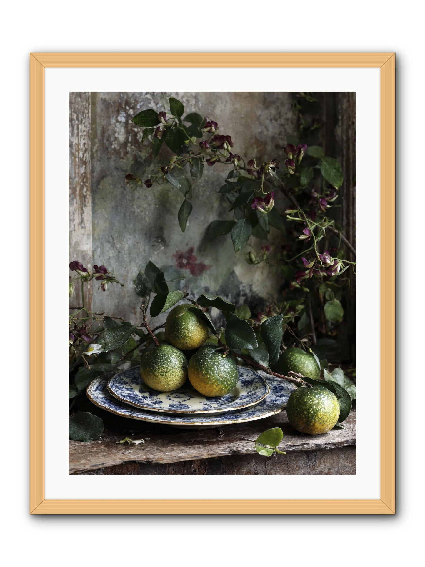 Everleigh -- Framed Print - Natural 24x32