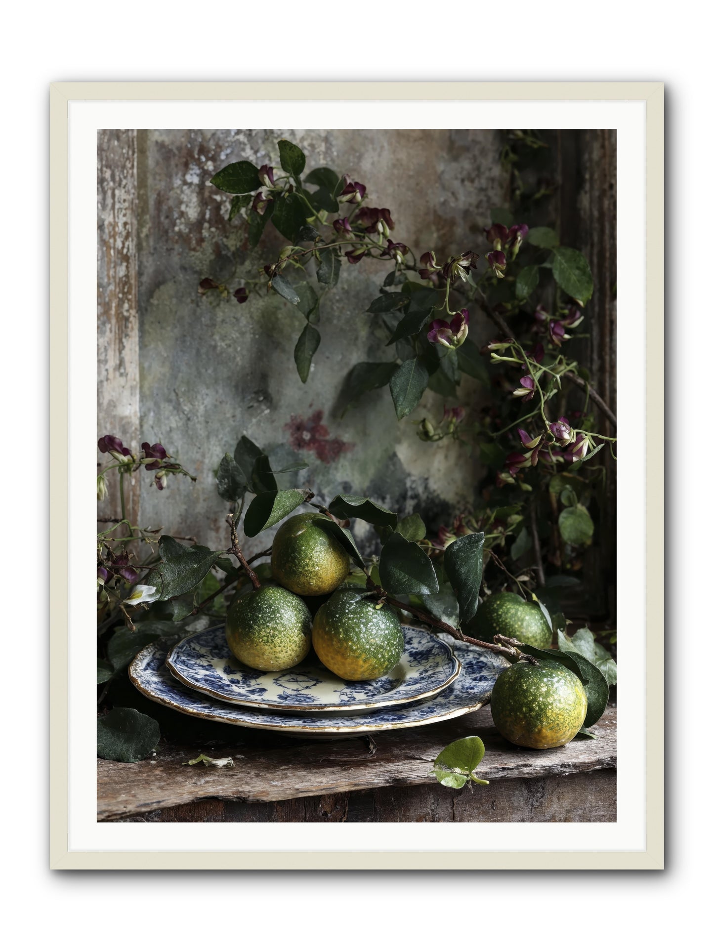 Everleigh -- Framed Print - White 36x48