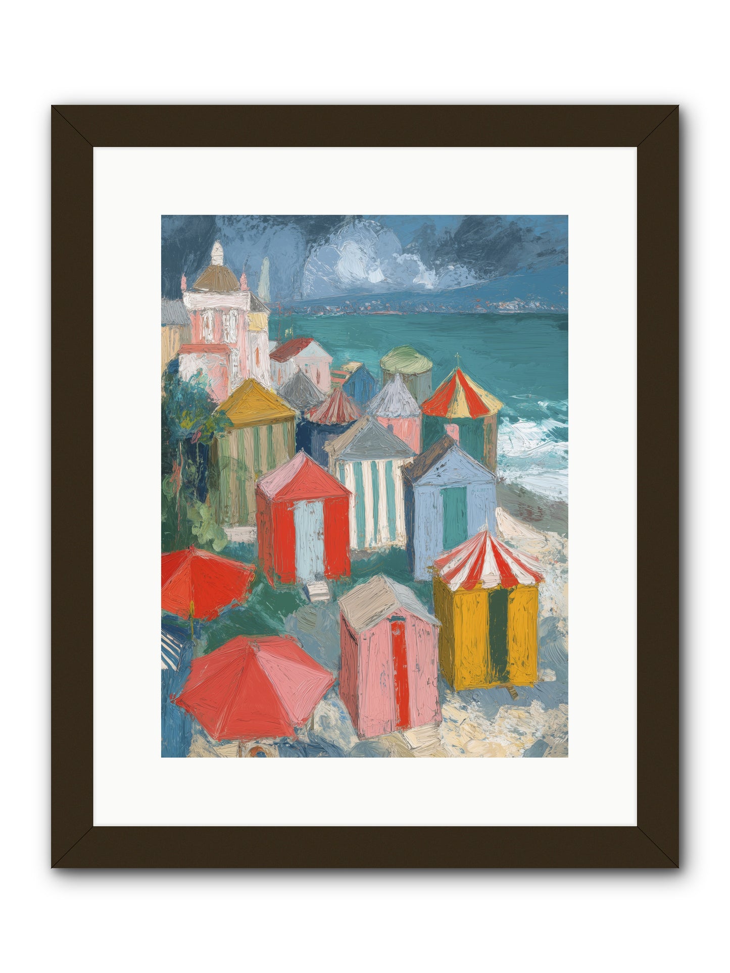 Every July -- Framed Print - Black 12x16