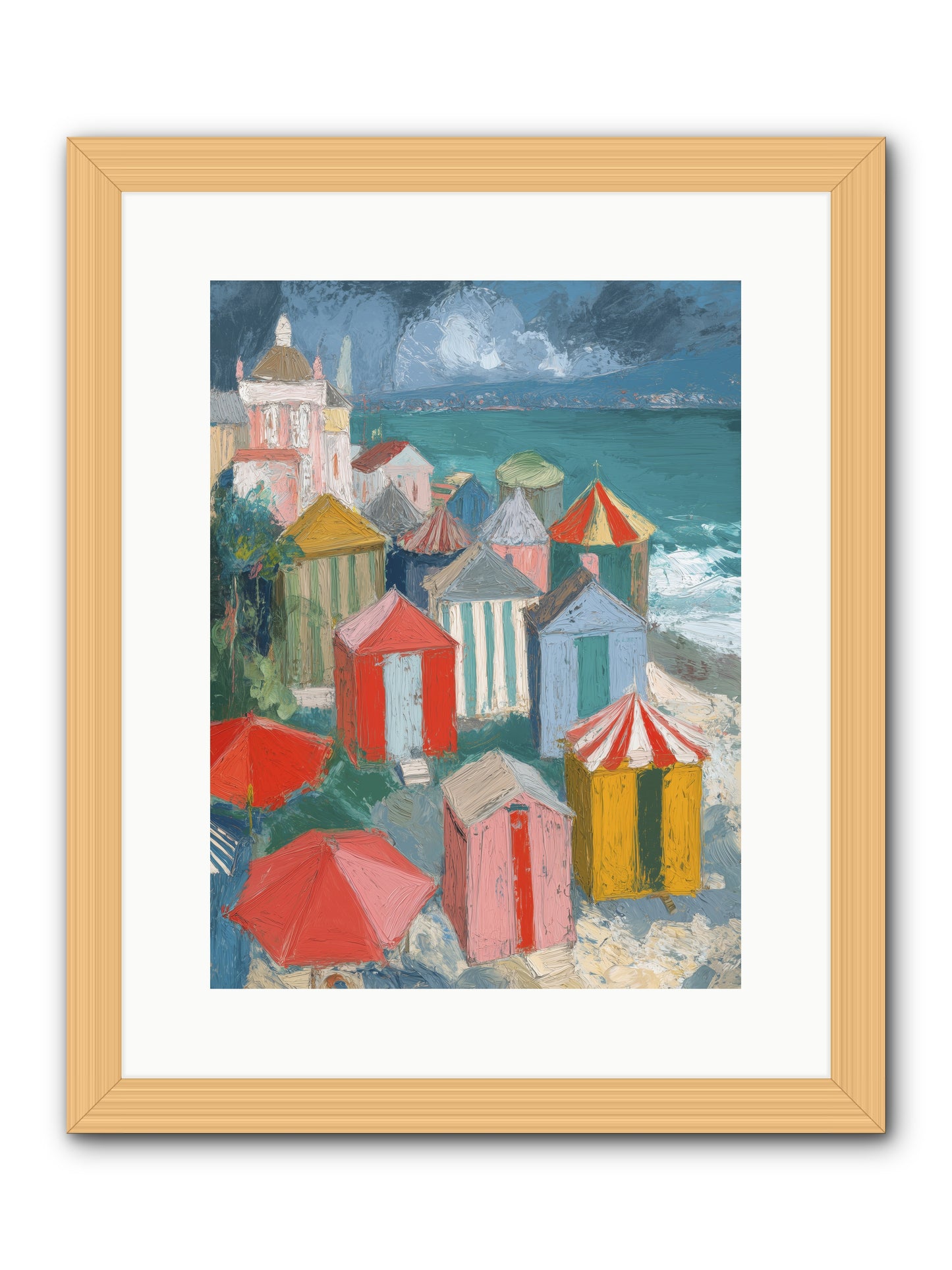 Every July -- Framed Print - Natural 12x16