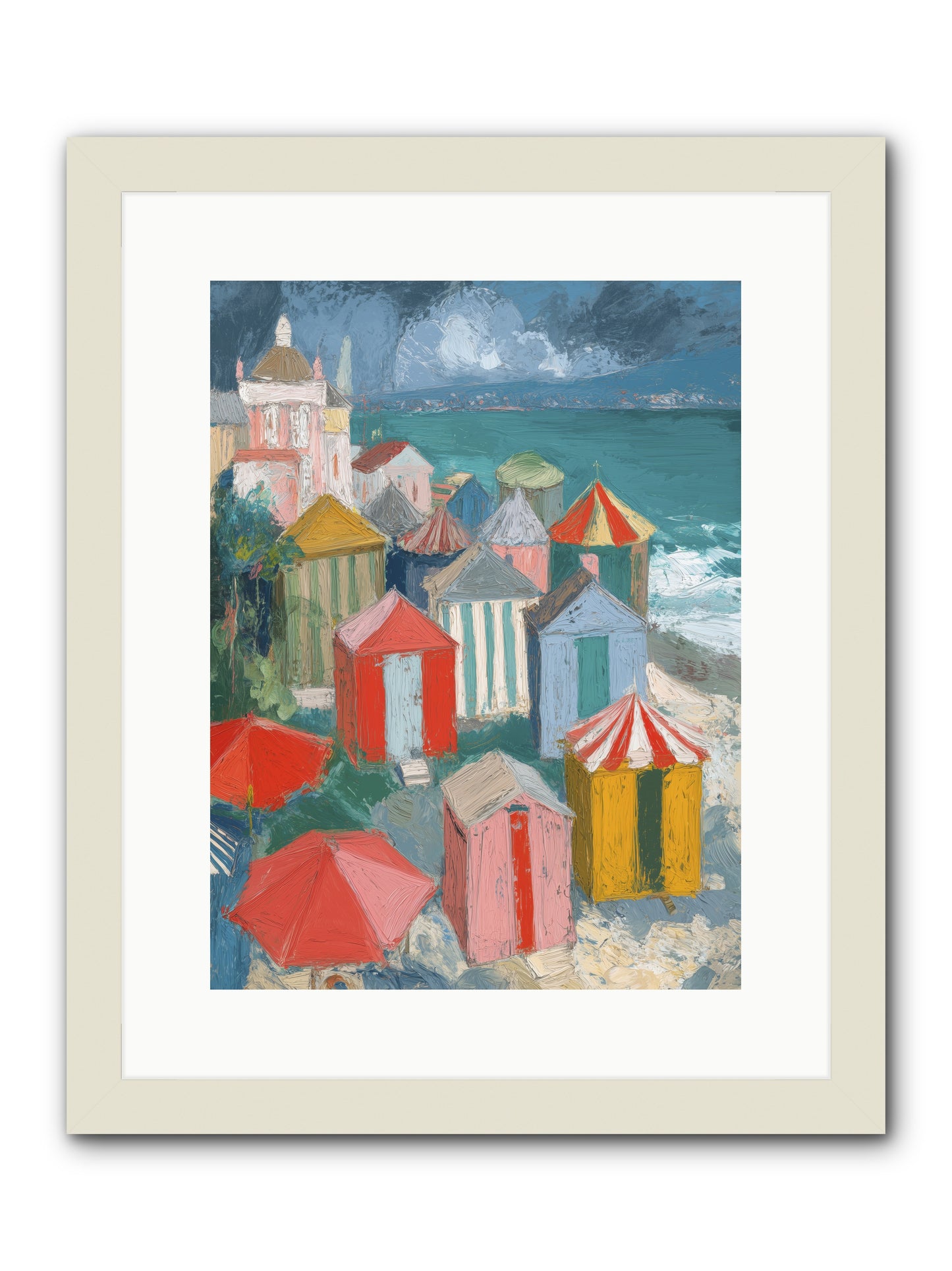 Every July -- Framed Print - White 12x16