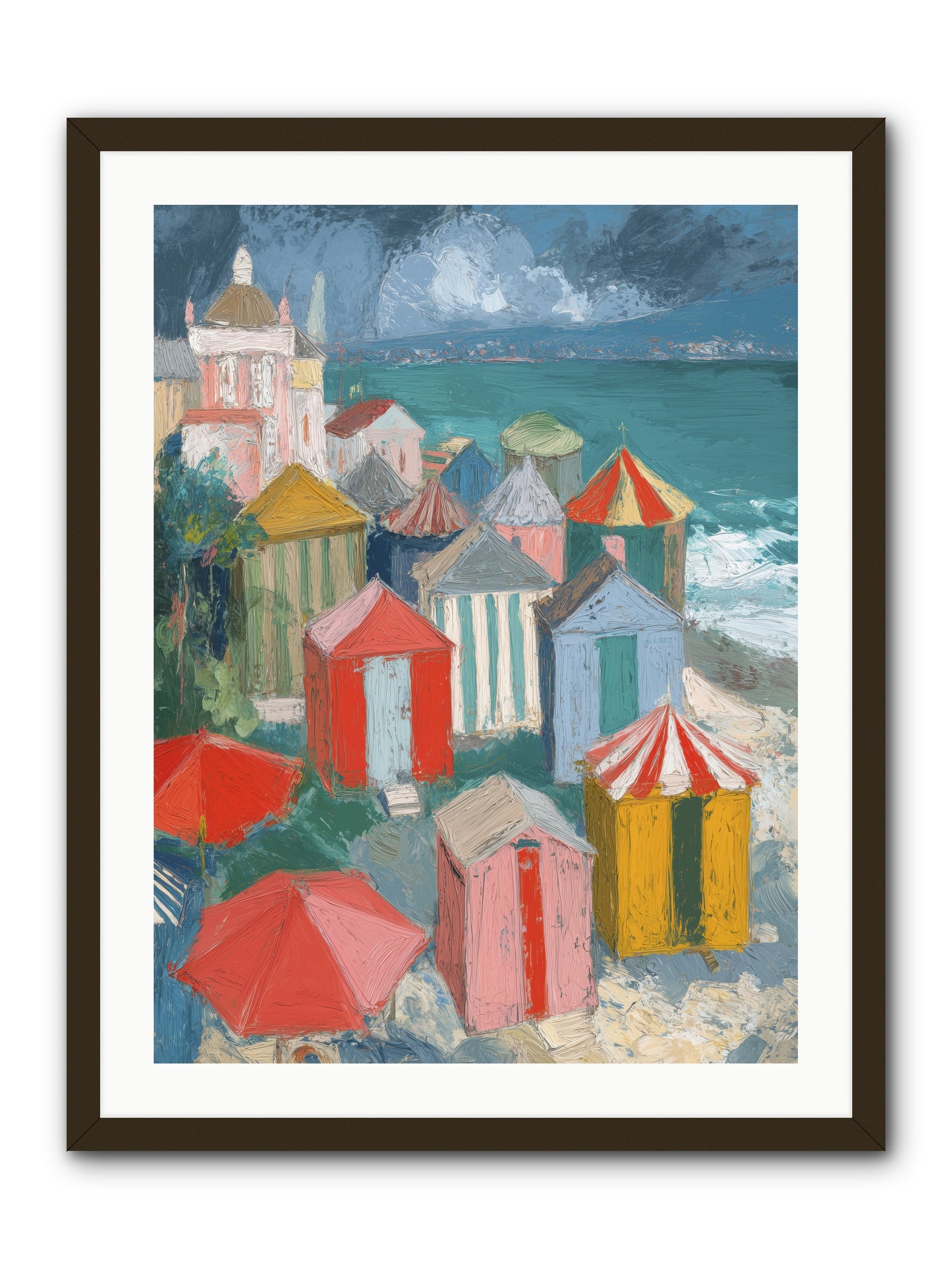 Every July -- Framed Print - Black 24x32
