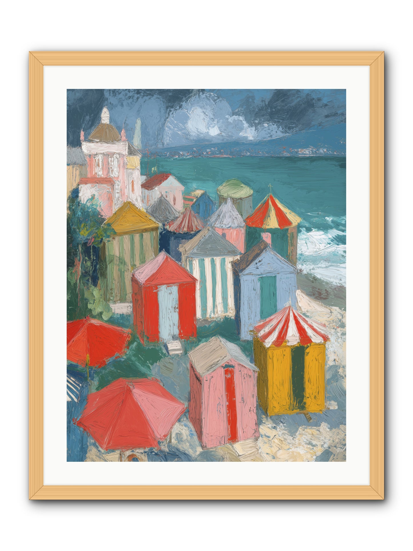 Every July -- Framed Print - Natural 24x32