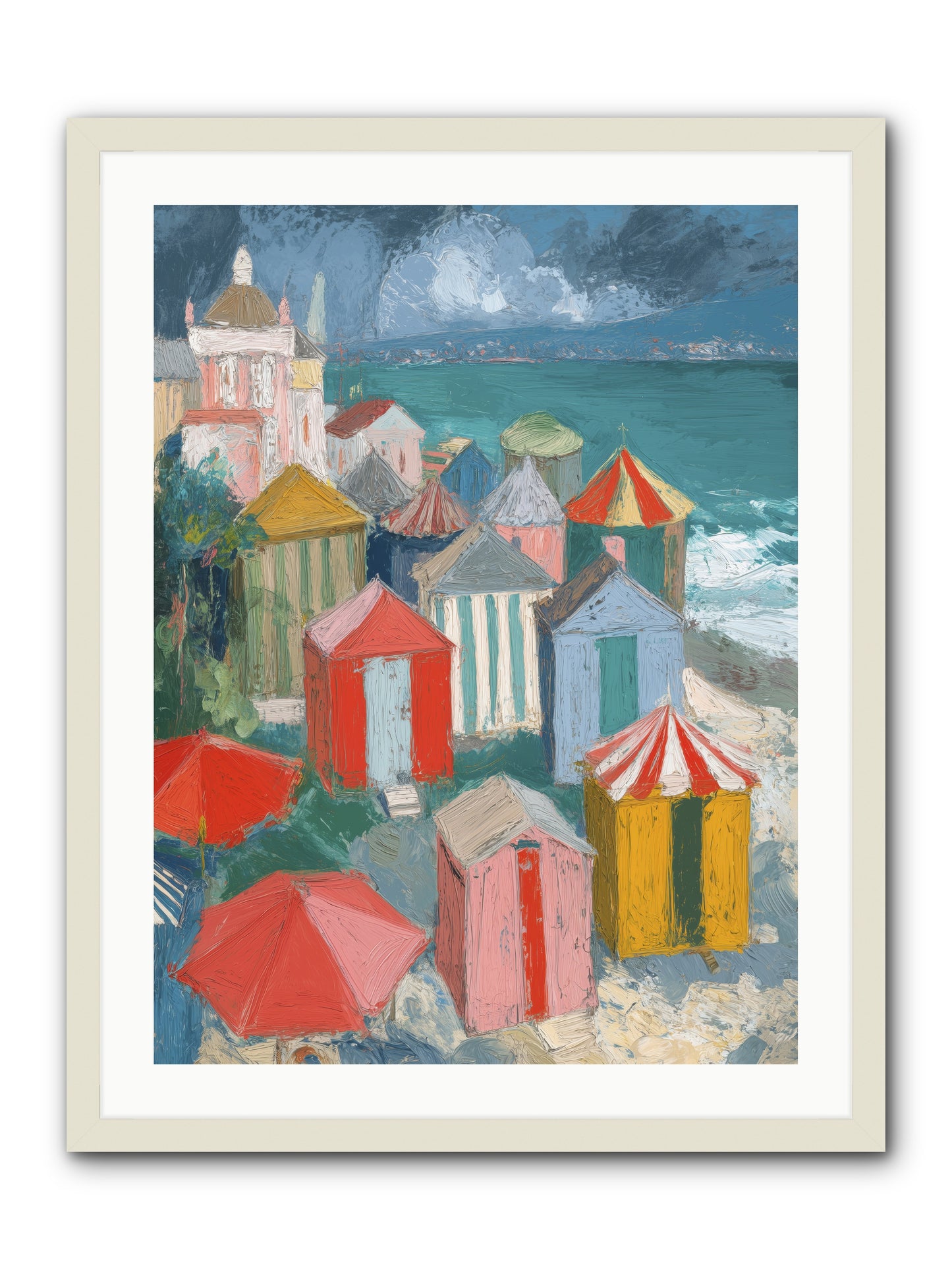 Every July -- Framed Print - White 24x32