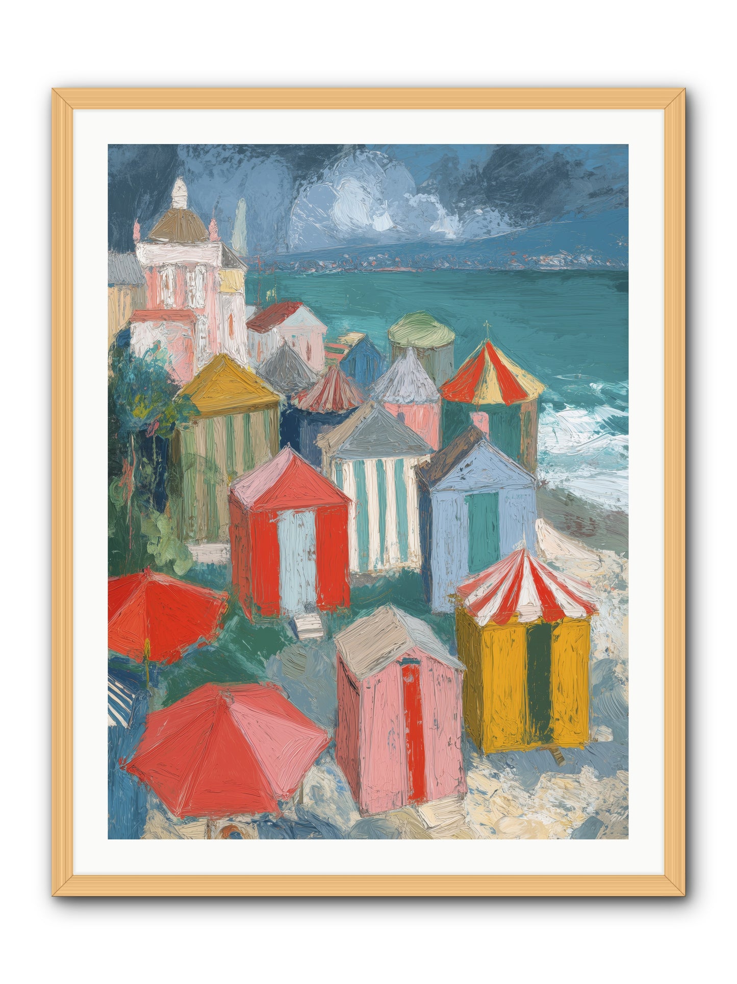 Every July -- Framed Print - Natural 30x40