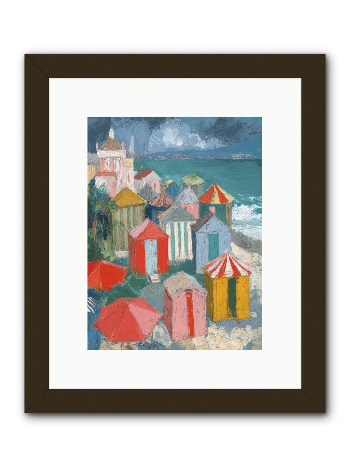 Every July -- Framed Print - Black 9x12