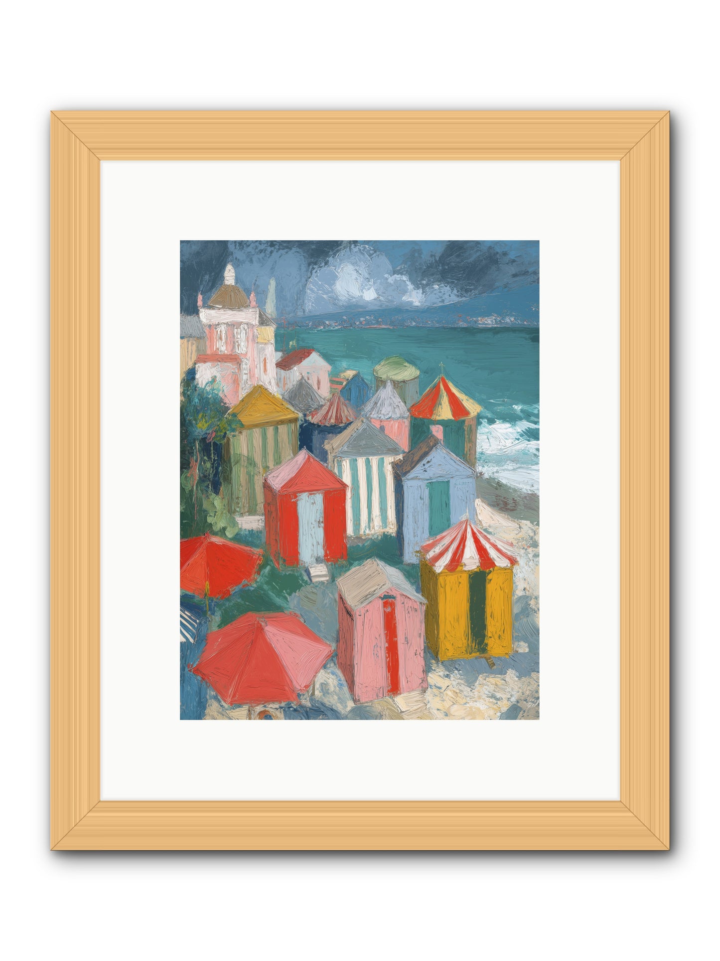 Every July -- Framed Print - Natural 9x12