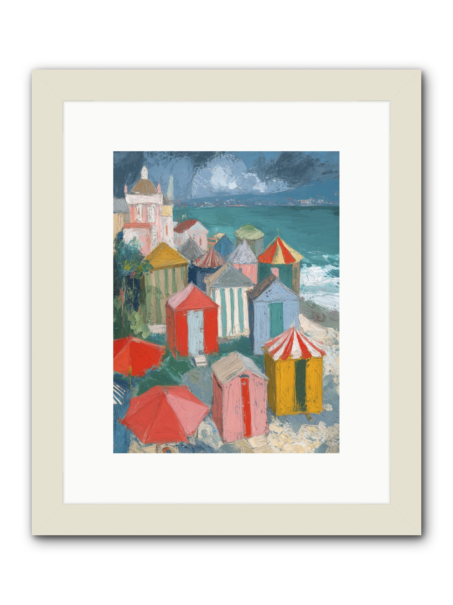 Every July -- Framed Print - White 9x12
