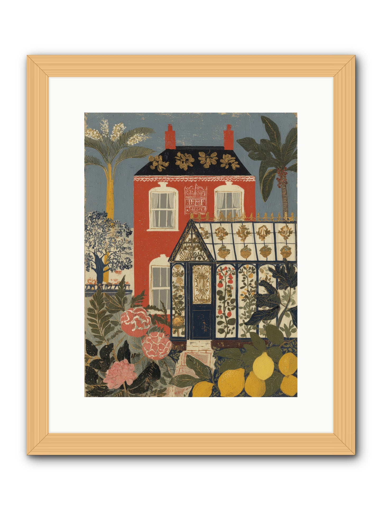 Everything Had a Story -- Framed Print - Natural 12x16
