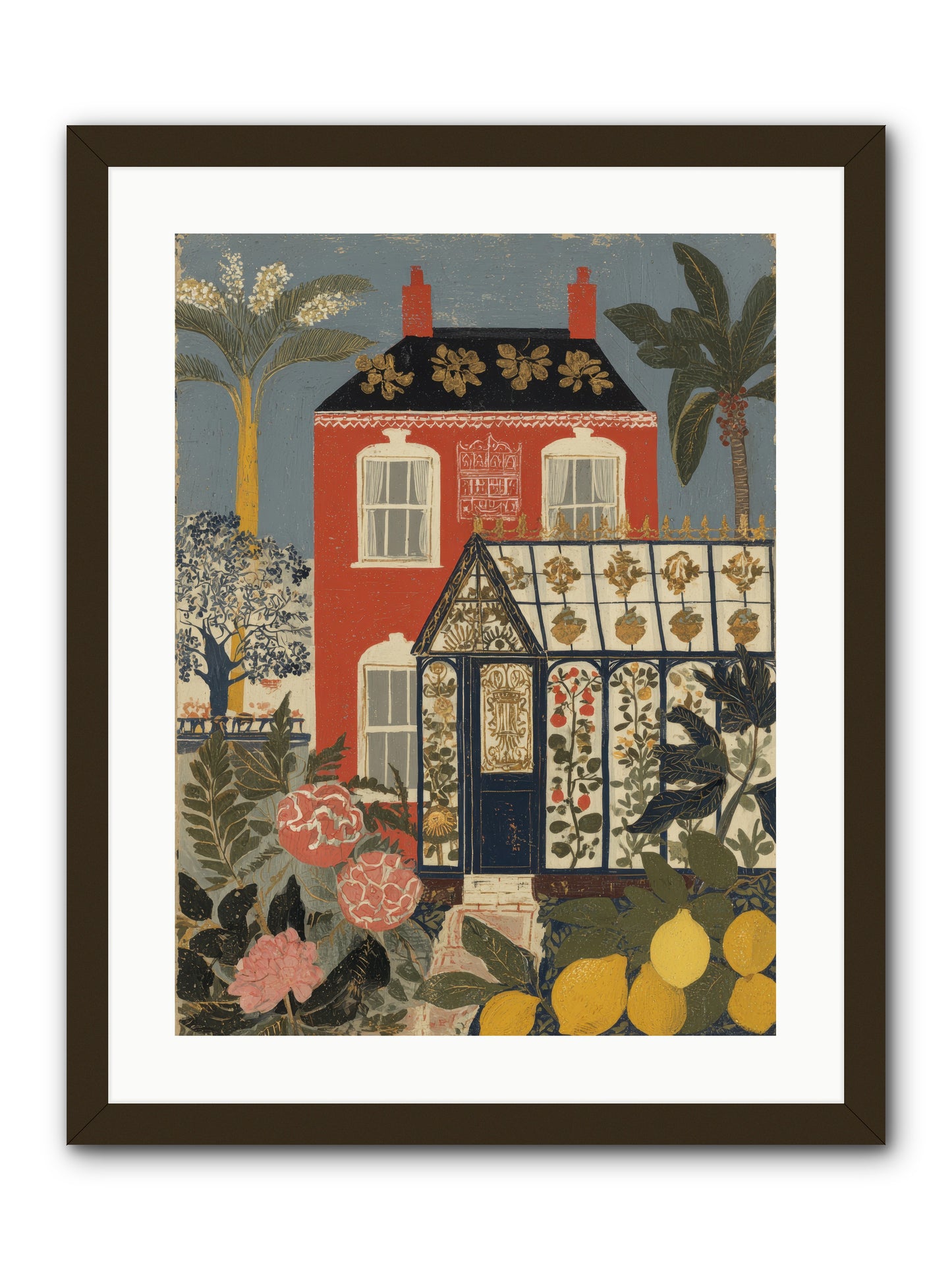 Everything Had a Story -- Framed Print - Black 18x24