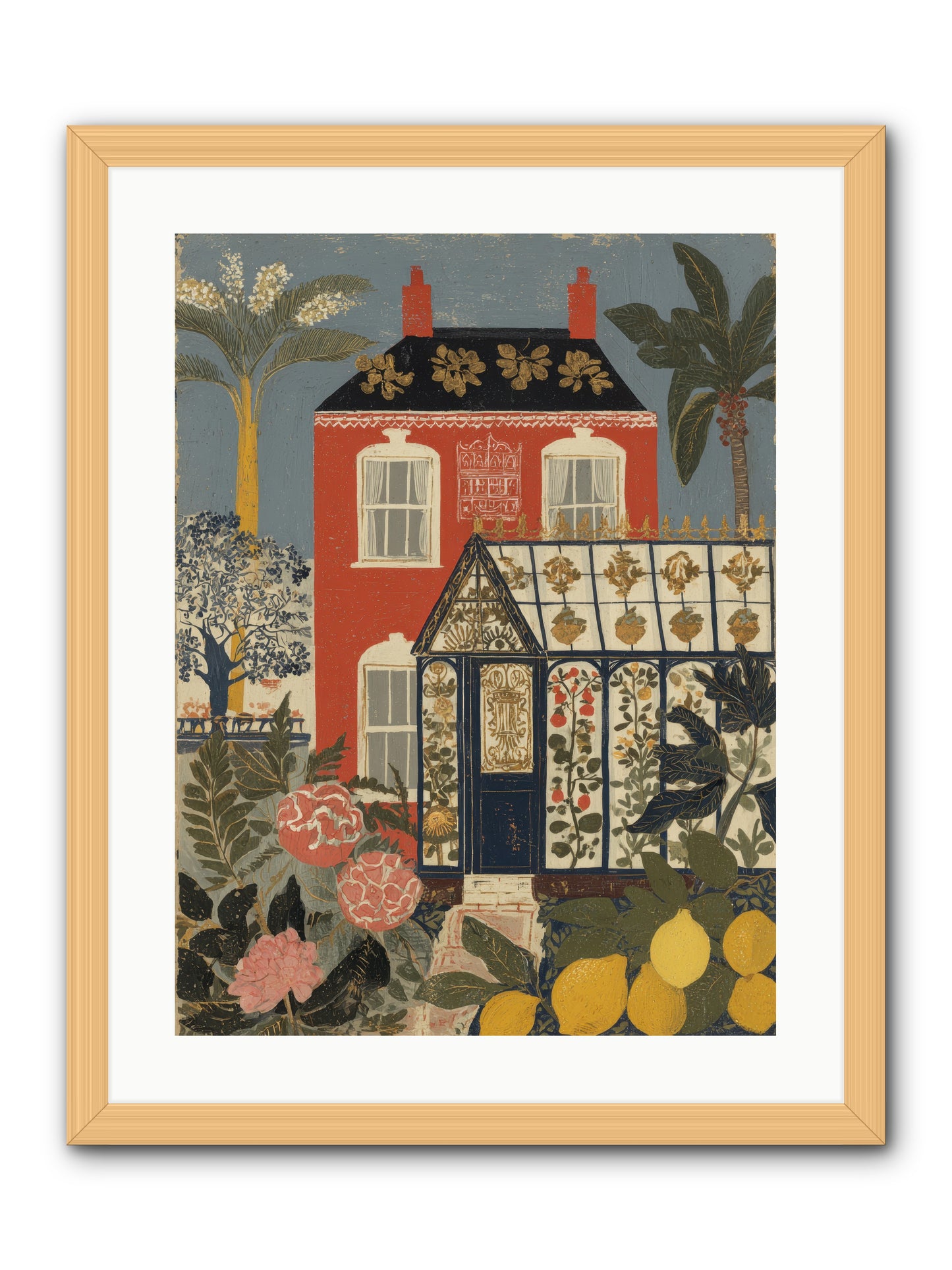 Everything Had a Story -- Framed Print - Natural 18x24