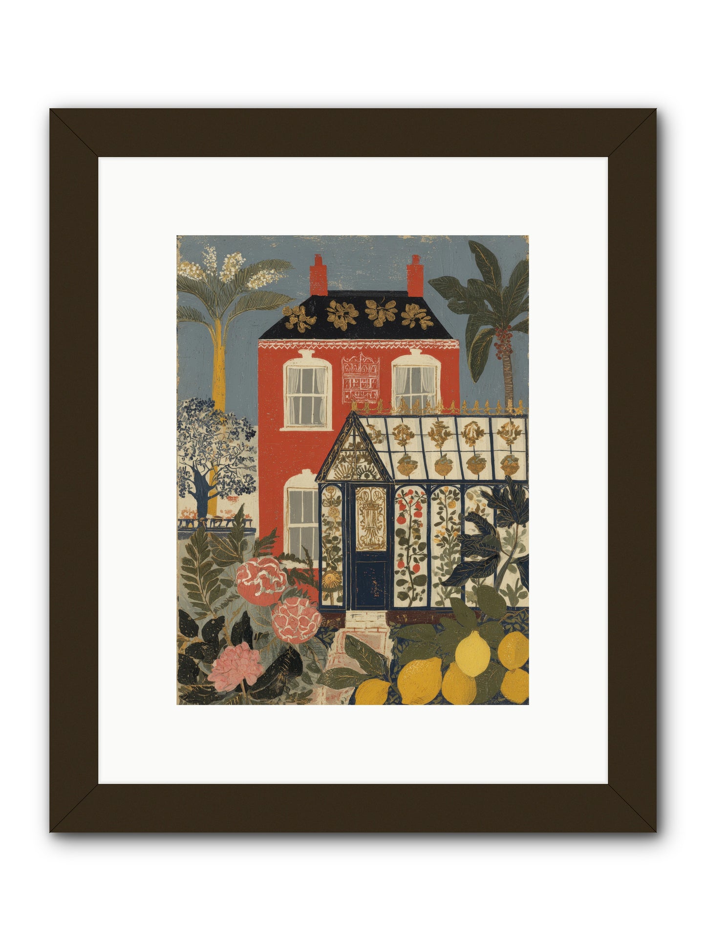 Everything Had a Story -- Framed Print - Black 9x12