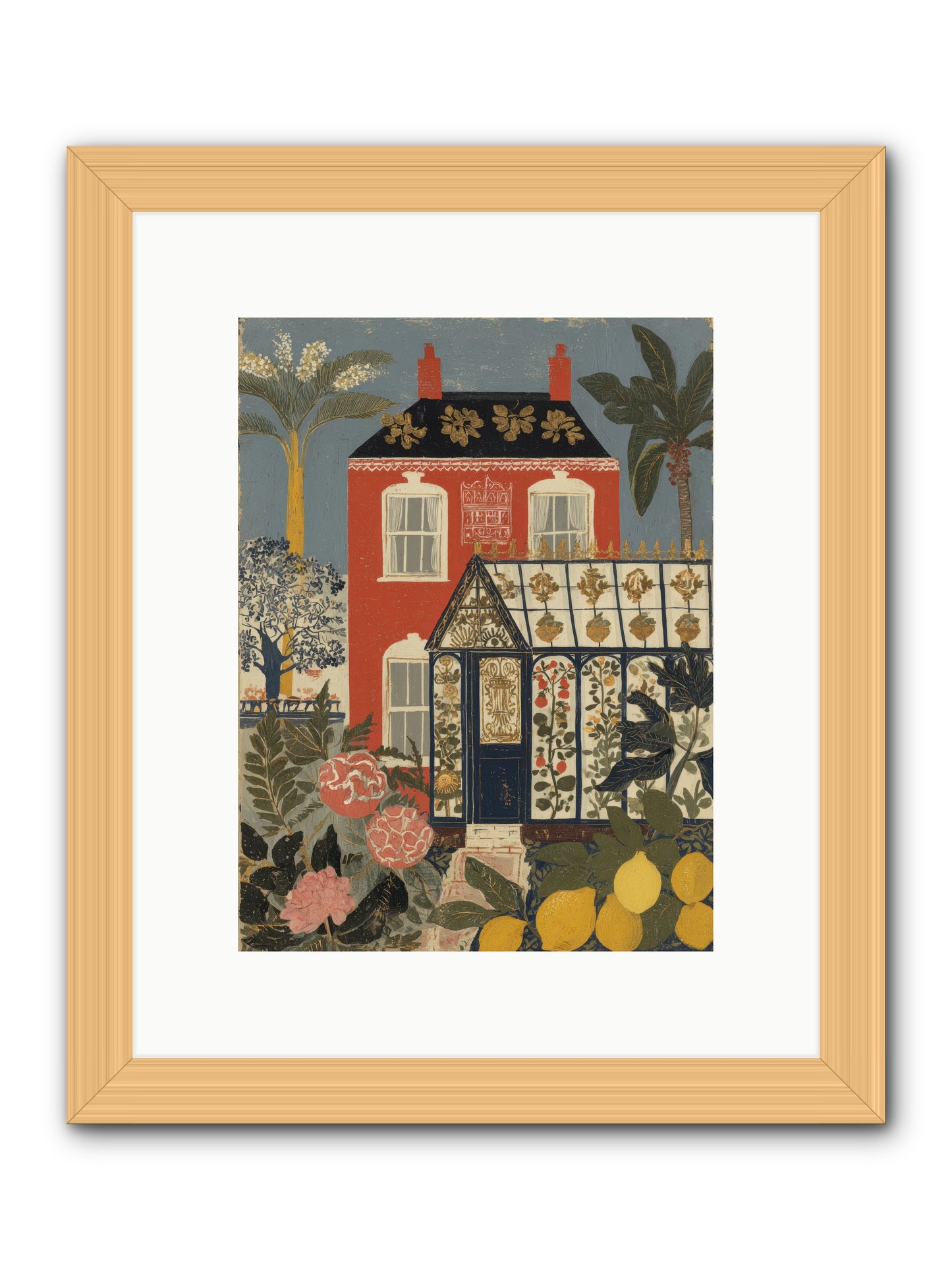 Everything Had a Story -- Framed Print - Natural 9x12