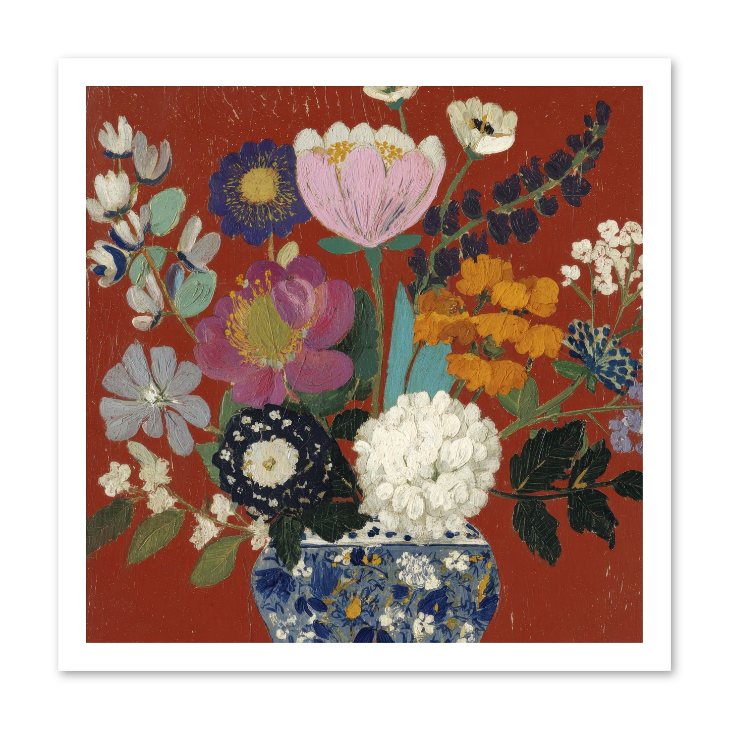Everything in Bloom -- Paper Print 20x20