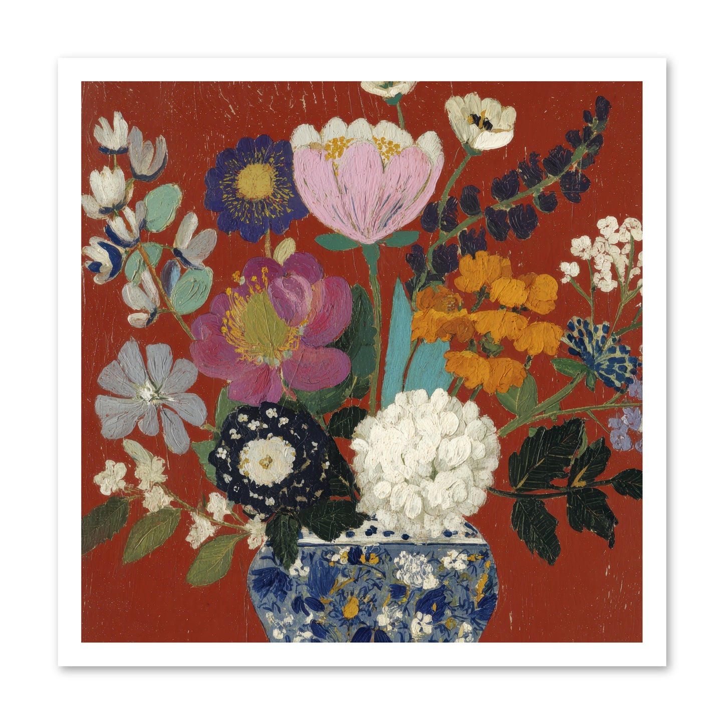 Everything in Bloom -- Loose Canvas Print 24x24