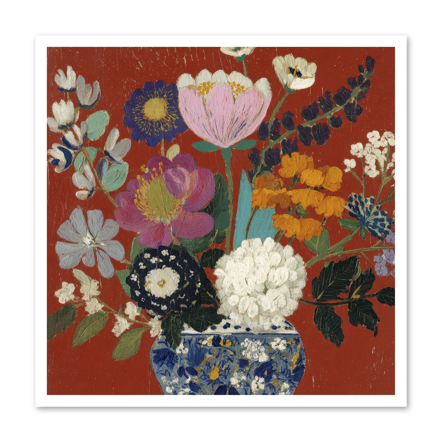 Everything in Bloom -- Loose Canvas Print 30x30