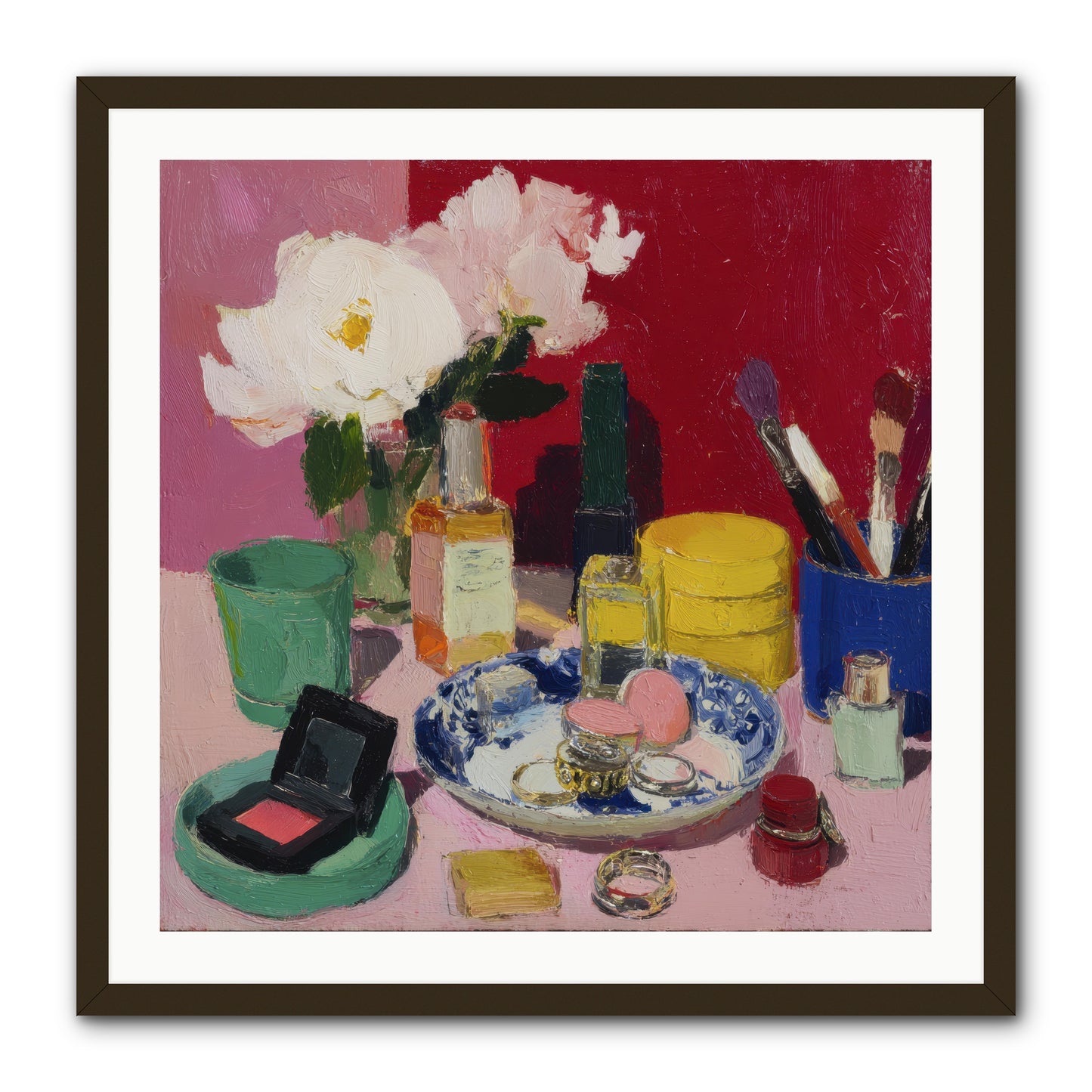 Everything in Place -- Framed Print - Black 30x30
