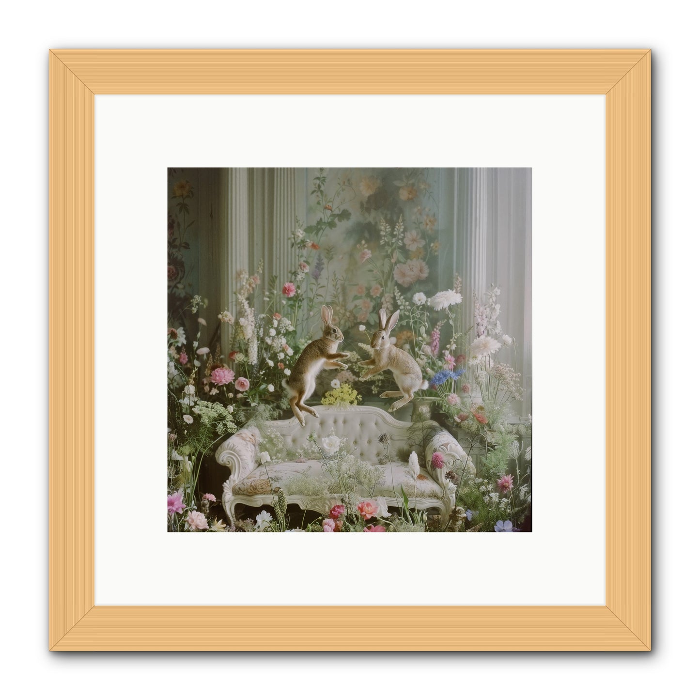 Exaltation -- Framed Print - Natural 10x10
