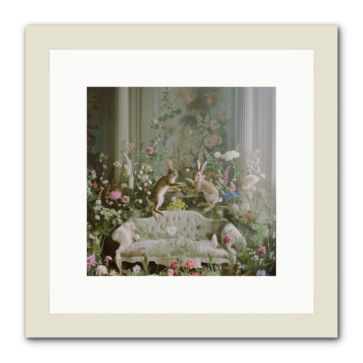 Exaltation -- Framed Print - White 10x10