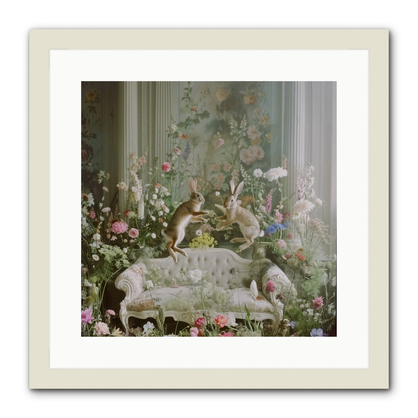 Exaltation -- Framed Print - White 16x16