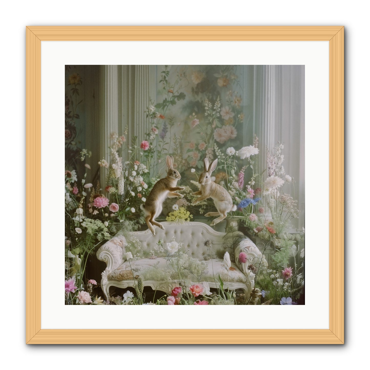 Exaltation -- Framed Print - Natural 20x20