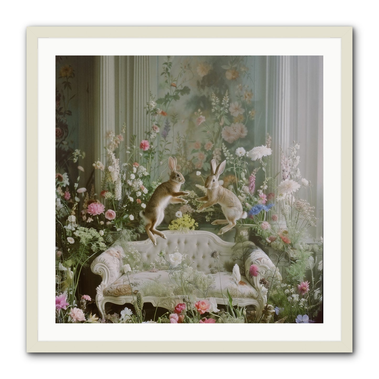 Exaltation -- Framed Print - White 30x30
