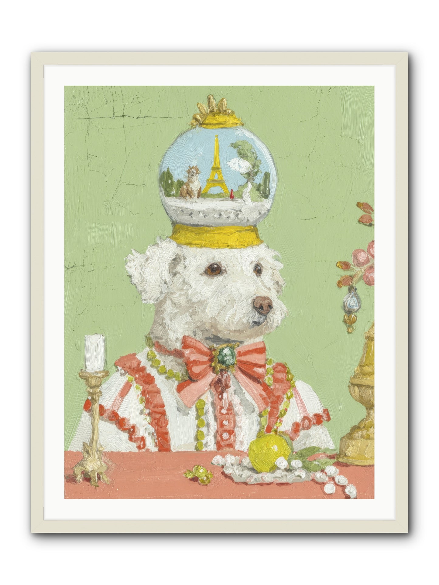Exquisite Wandering -- Framed Print - White 30x40
