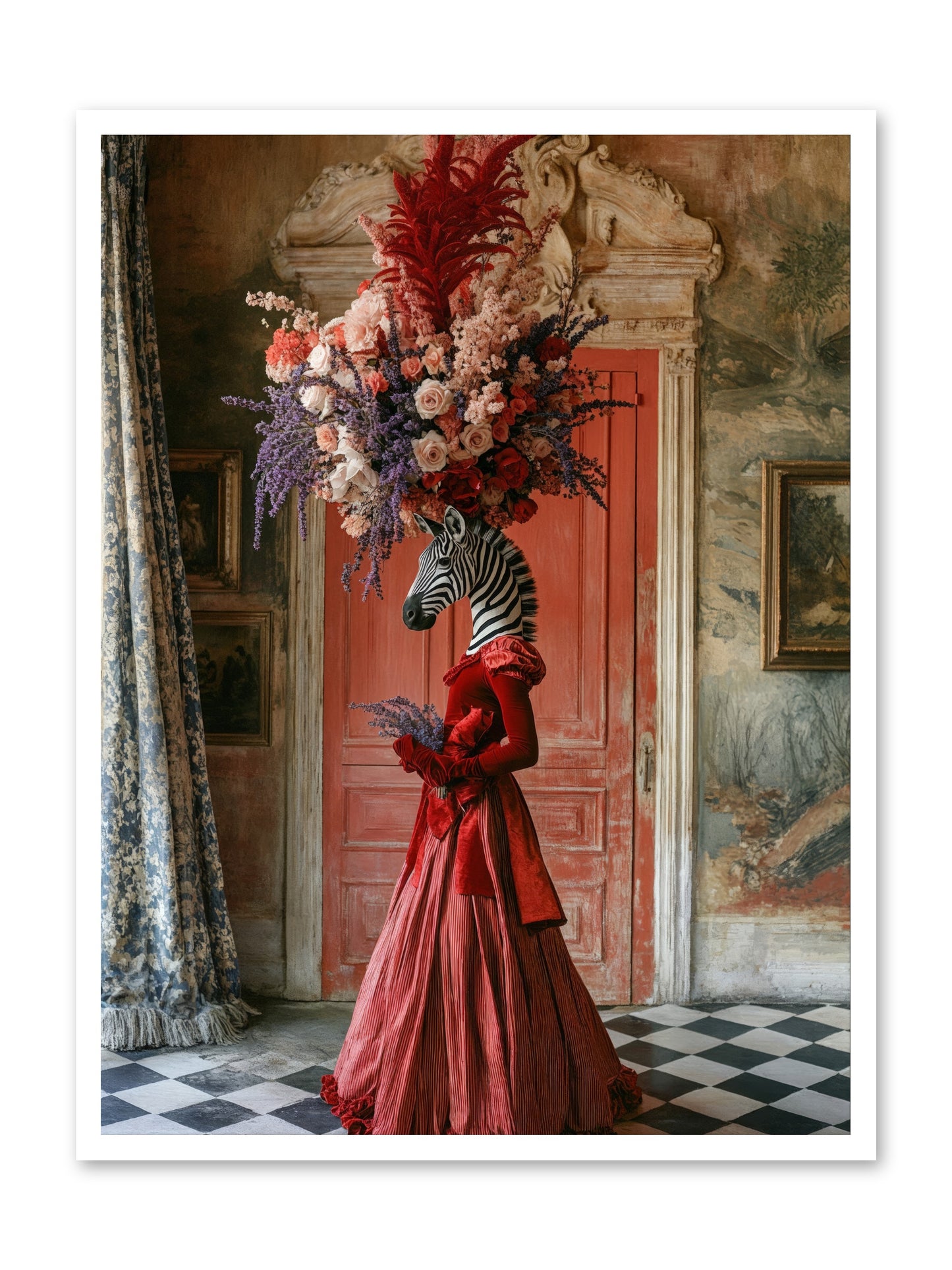Extravagant Hearts Garden BetterRez -- Paper Print 30x40