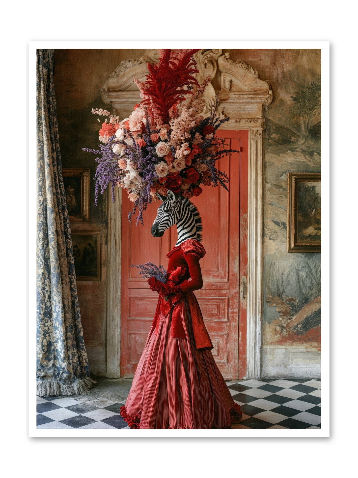 Extravagant Hearts Garden BetterRez -- Paper Print 36x48