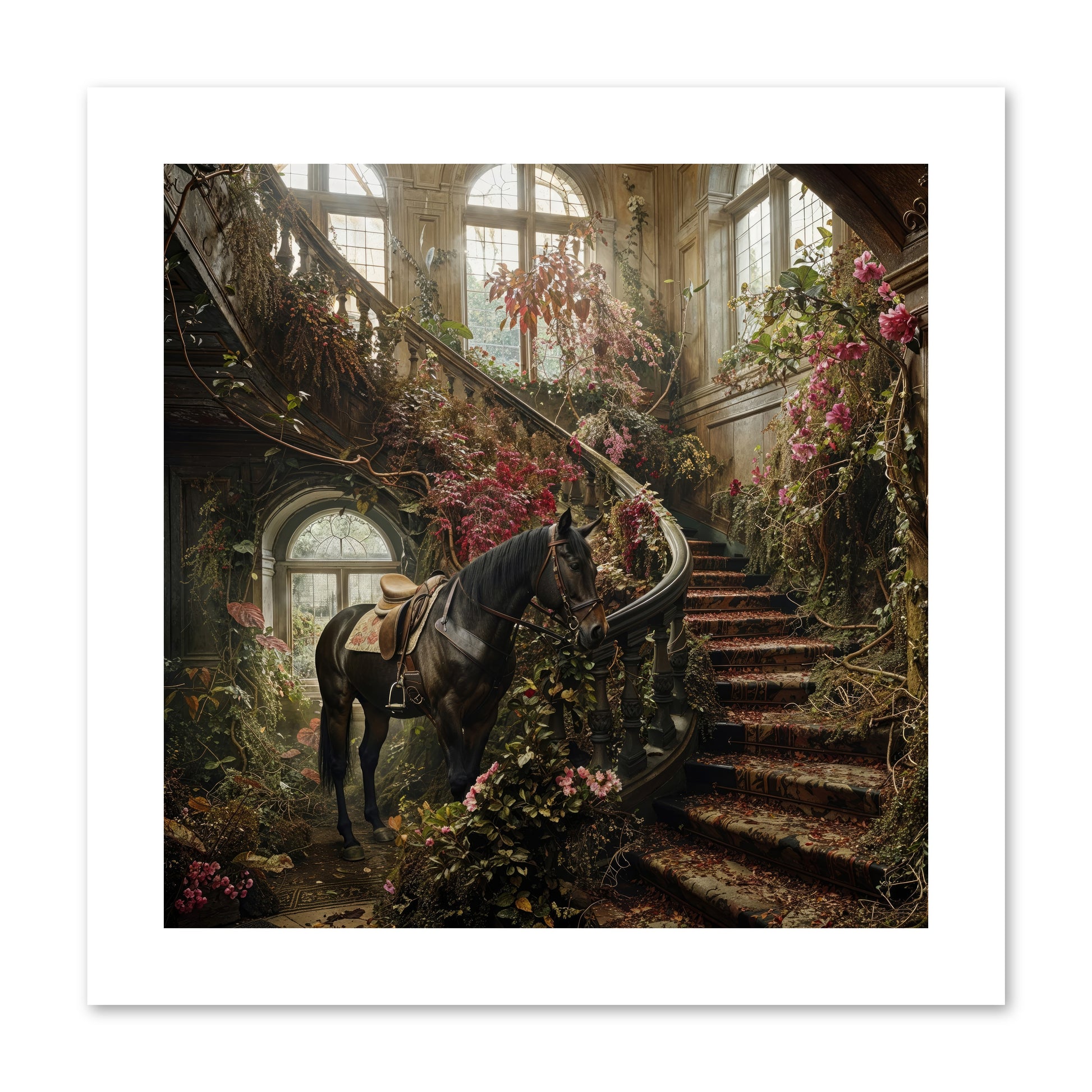 FORGOTTEN WONDERLAND NO.7  -- Paper Print 10x10