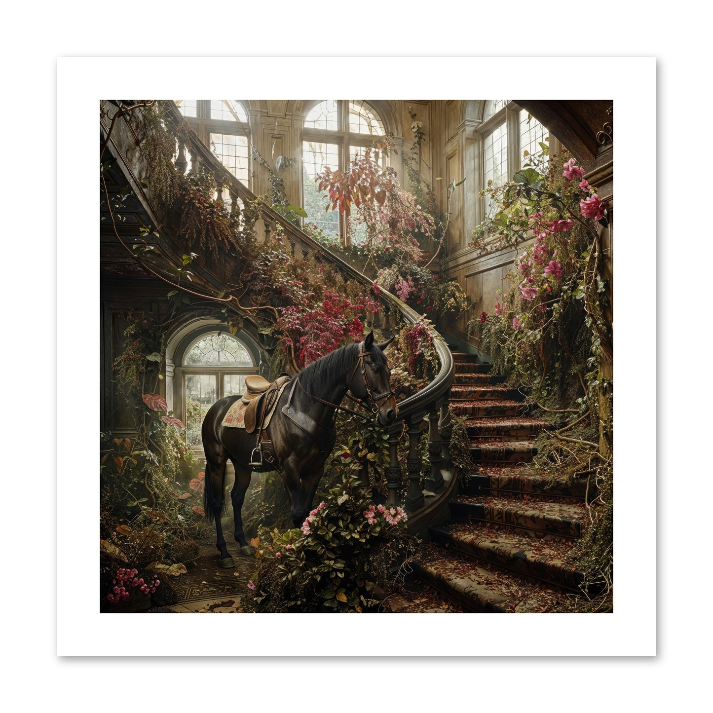 FORGOTTEN WONDERLAND NO.7  -- Paper Print 12x12