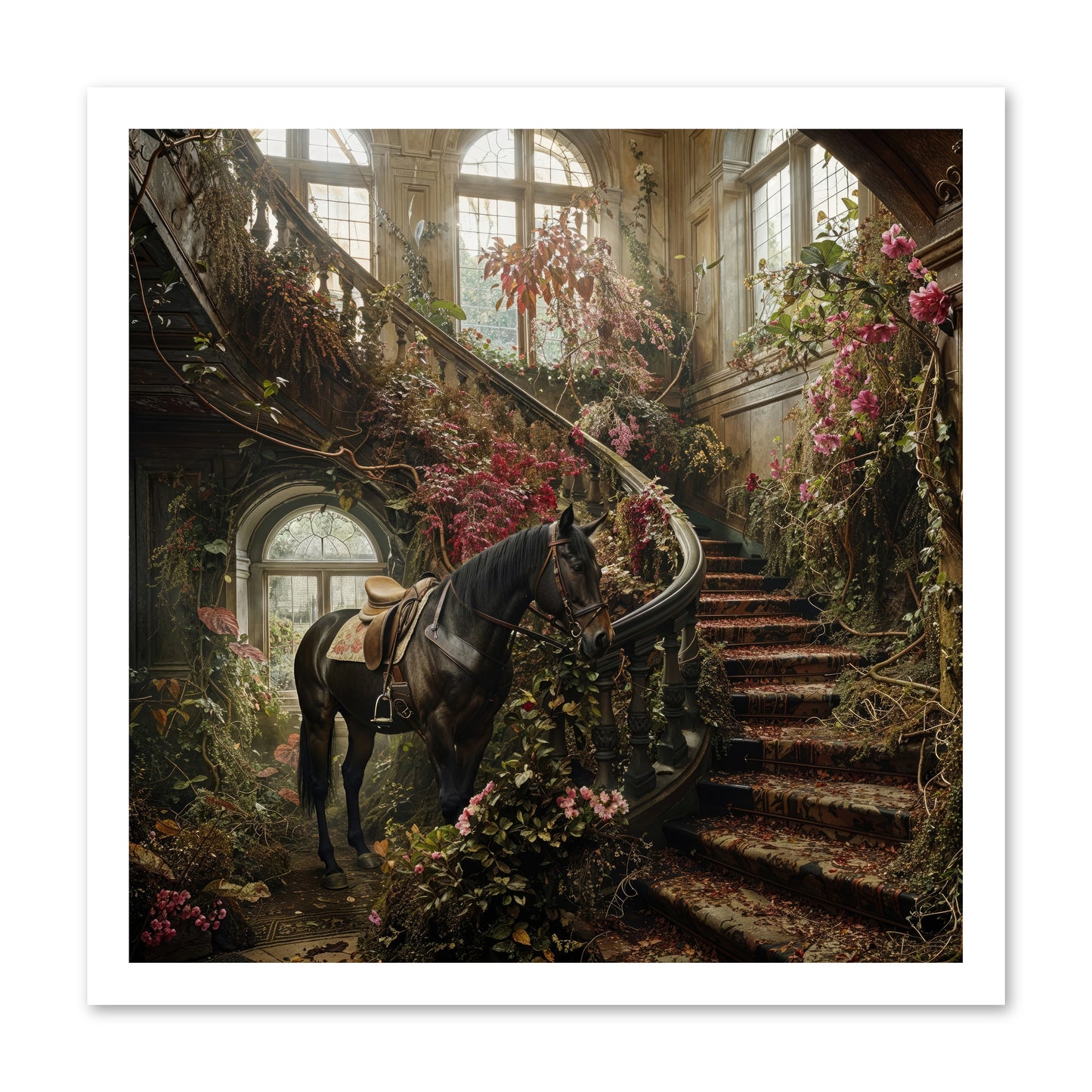 FORGOTTEN WONDERLAND NO.7  -- Paper Print 20x20