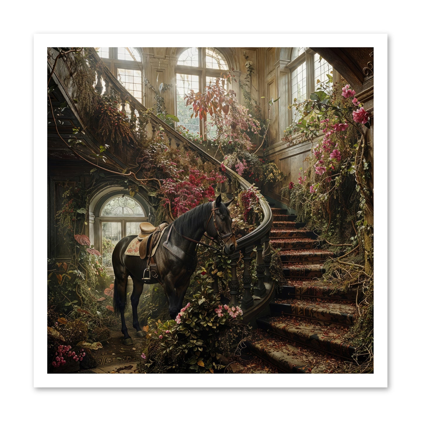 FORGOTTEN WONDERLAND NO.7  -- Paper Print 24x24