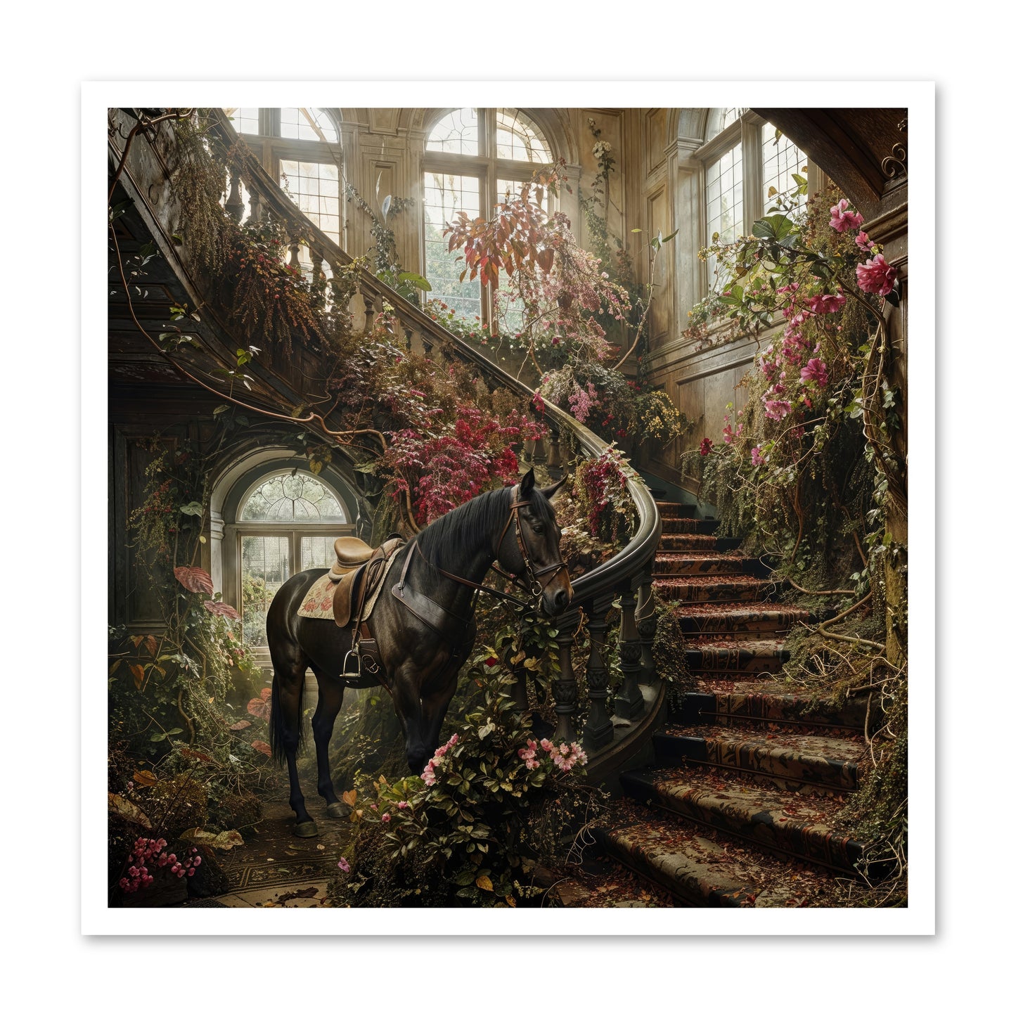 FORGOTTEN WONDERLAND NO.7  -- Loose Canvas Print 30x30
