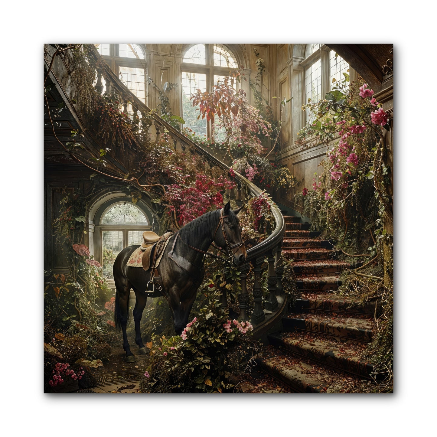 FORGOTTEN WONDERLAND NO.7  -- Wrapped Canvas 10x10