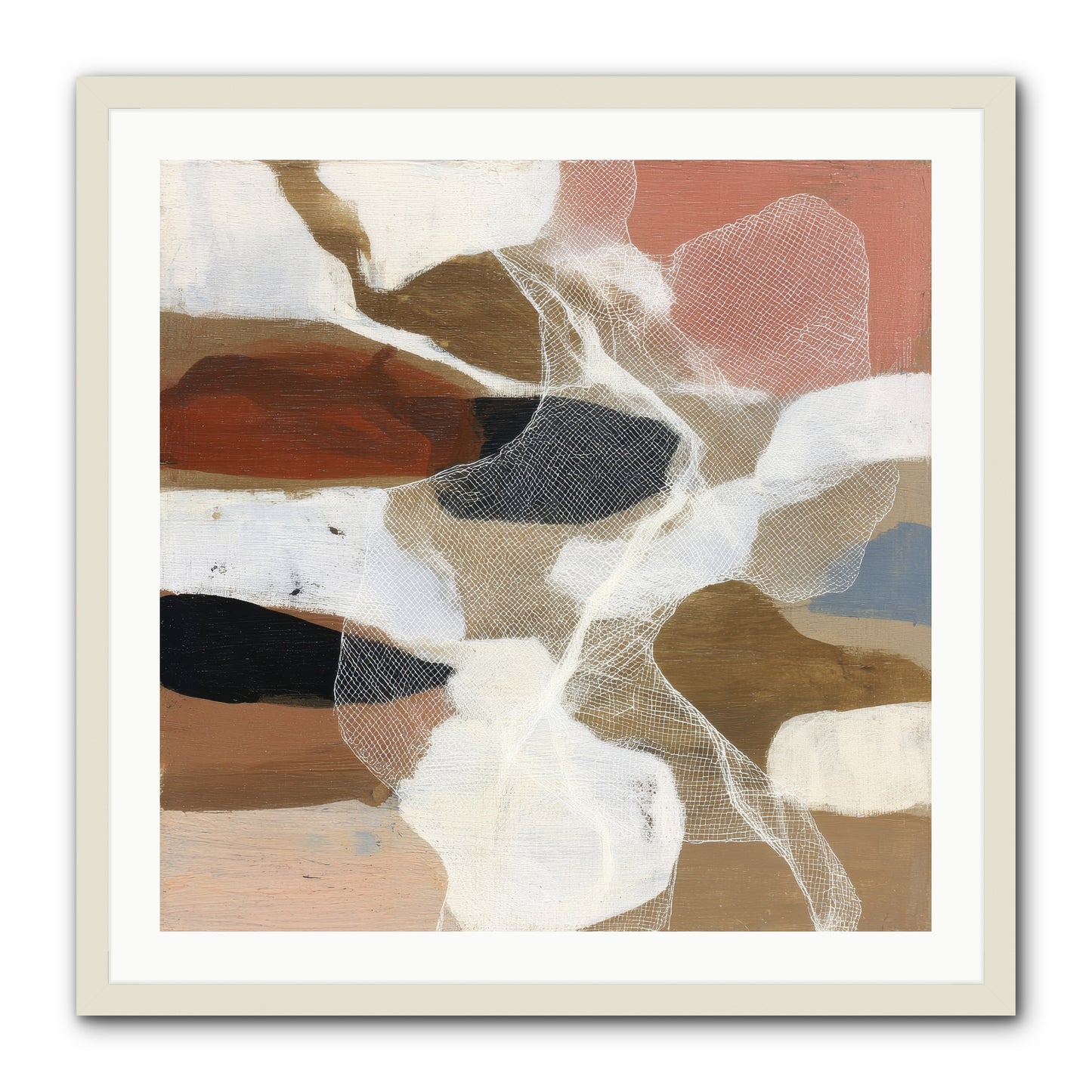 Fable -- Framed Print - White 30x30