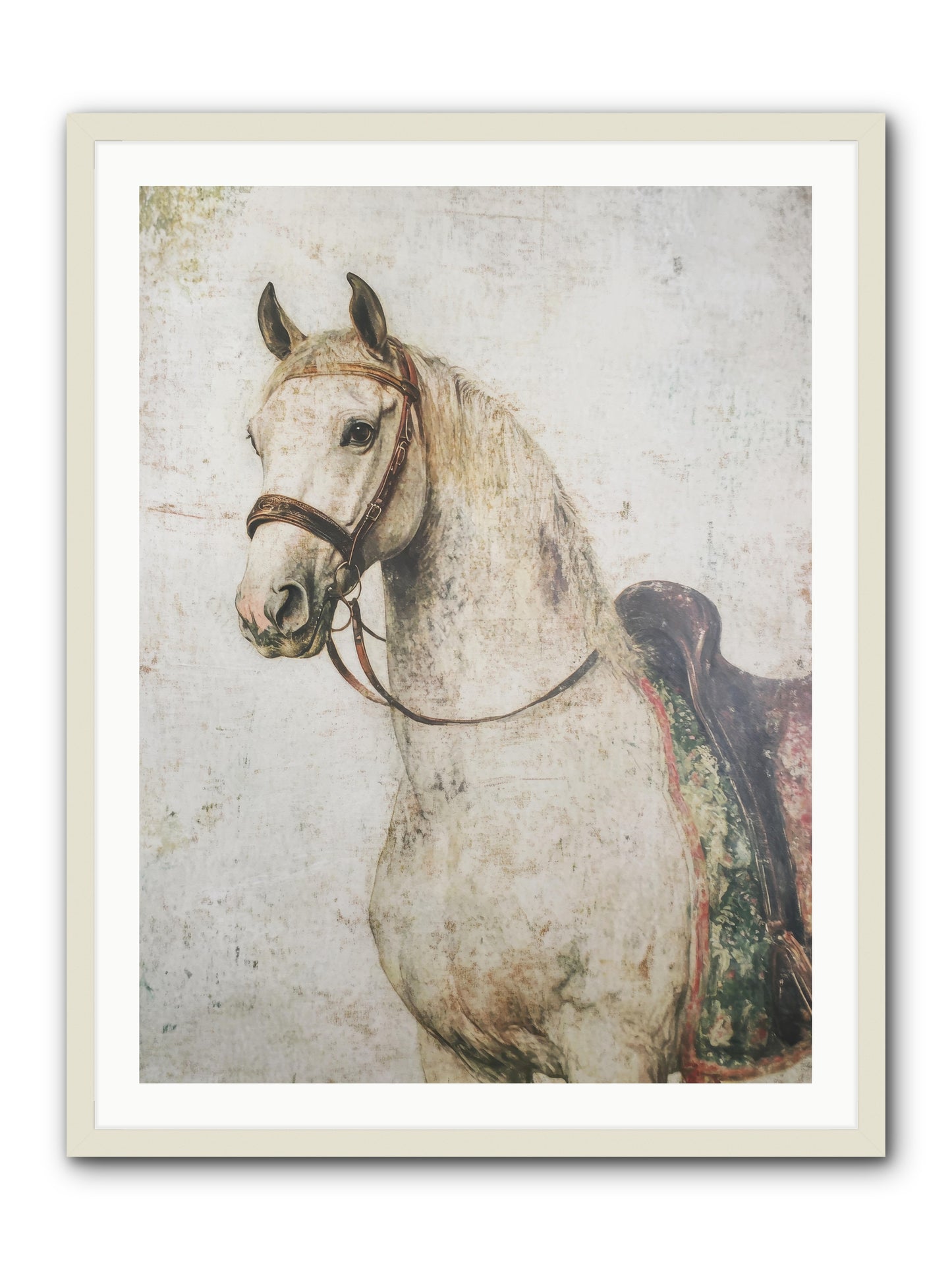 Fable Runner -- Framed Print - White 30x40