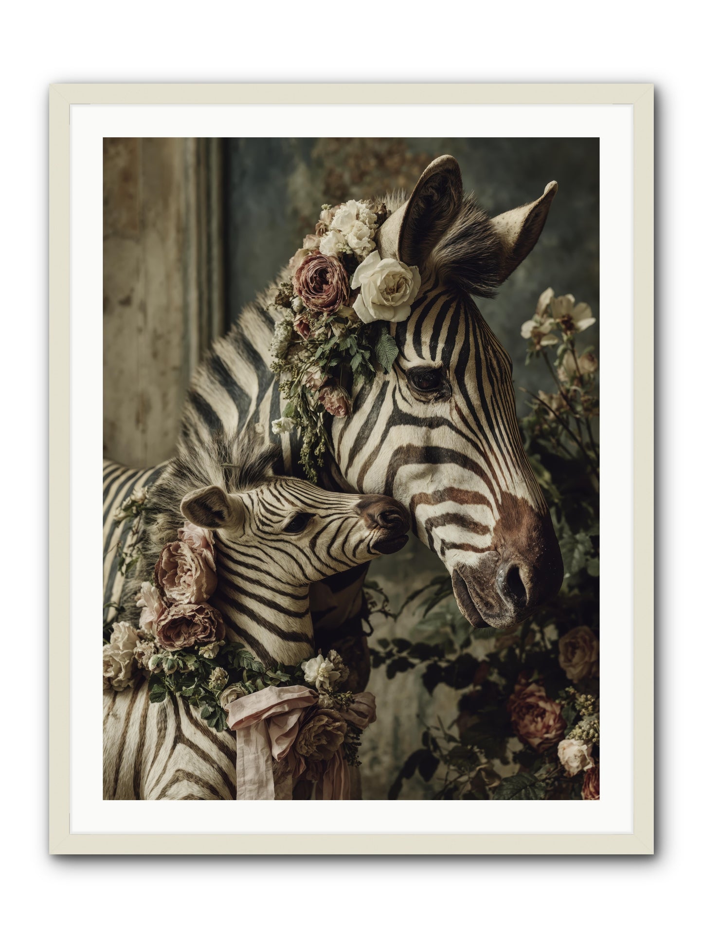 Fabled -- Framed Print - White 30x40
