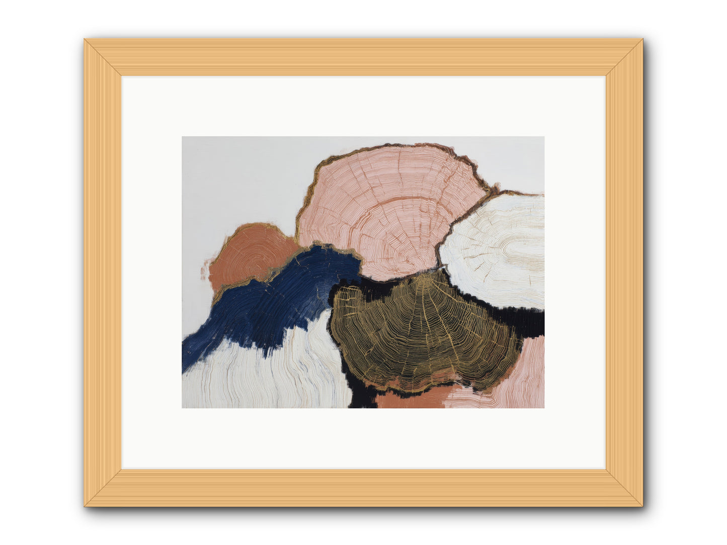 Fade -- Framed Print - Natural 12x9
