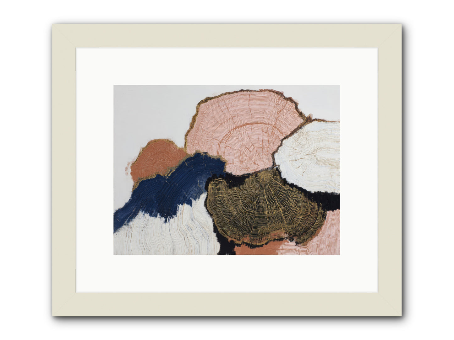 Fade -- Framed Print - White 12x9