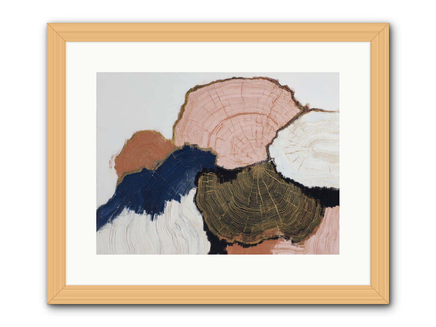 Fade -- Framed Print - Natural 16x12