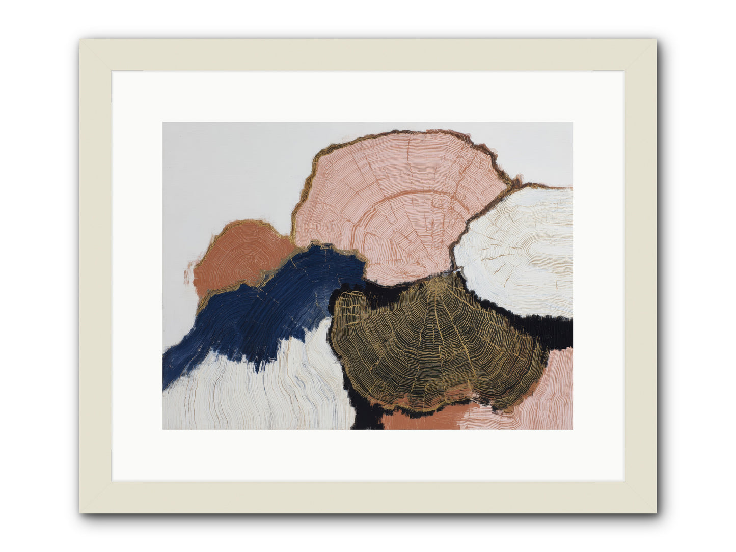 Fade -- Framed Print - White 16x12